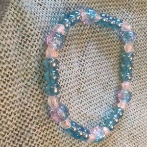 Beach vibes beaded bracelet